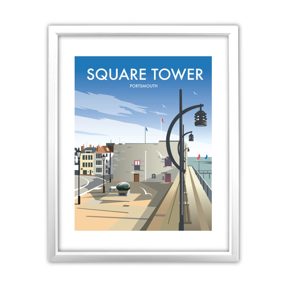 Square Tower, Portsmouth - Art Print