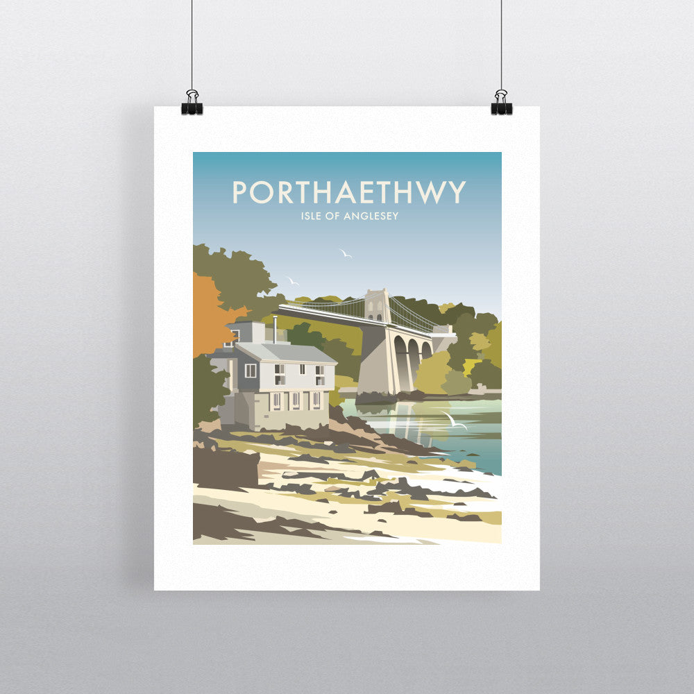 Porthaethwy, Isle of Anglesey - Art Print