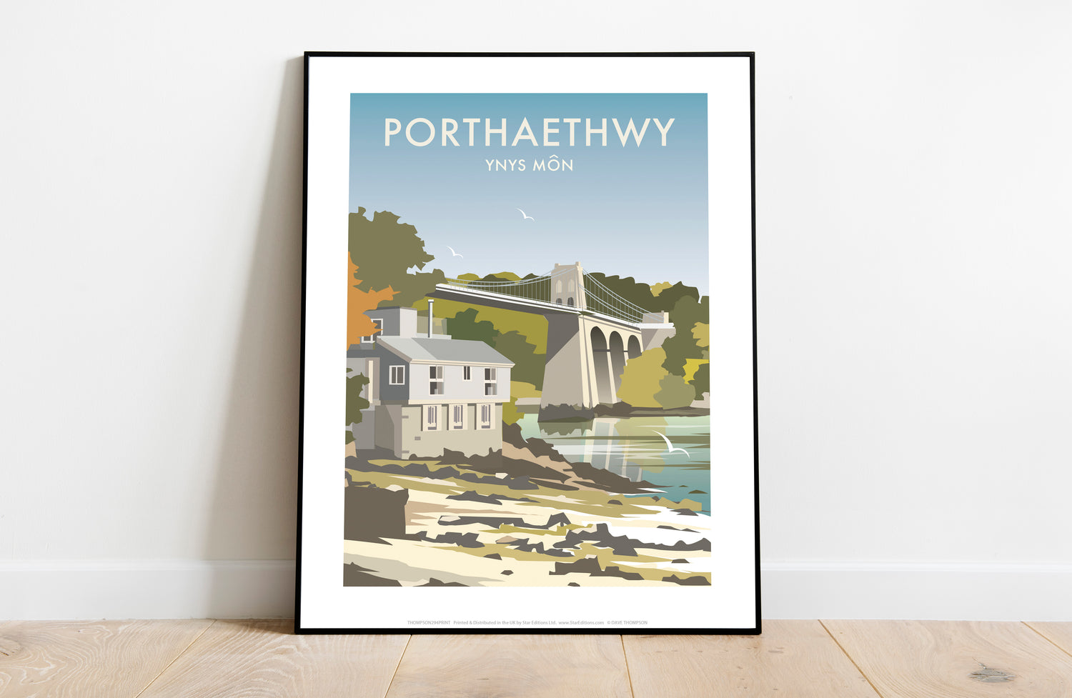 Porthaethwy, Isle of Anglesey - Art Print