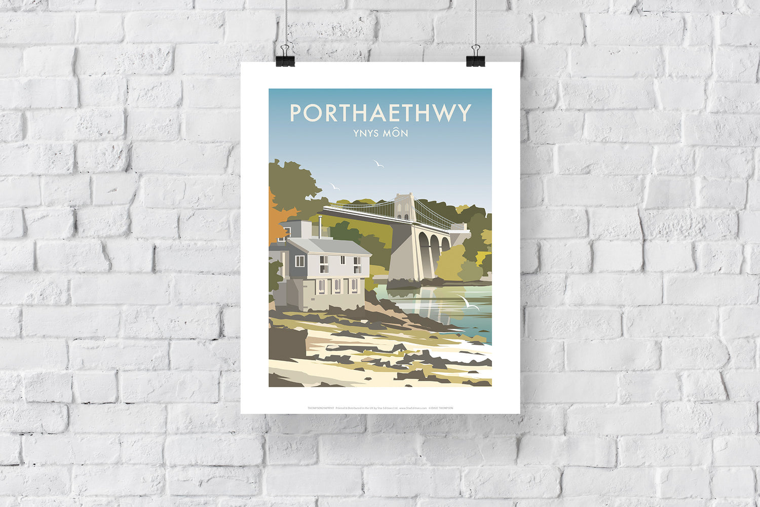 Porthaethwy, Isle of Anglesey - Art Print