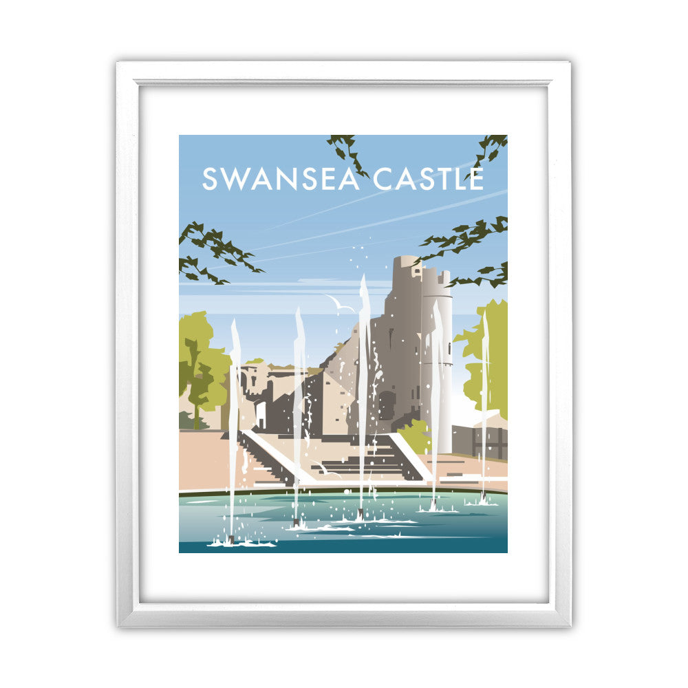 Swansea Castle, South Wales - Art Print