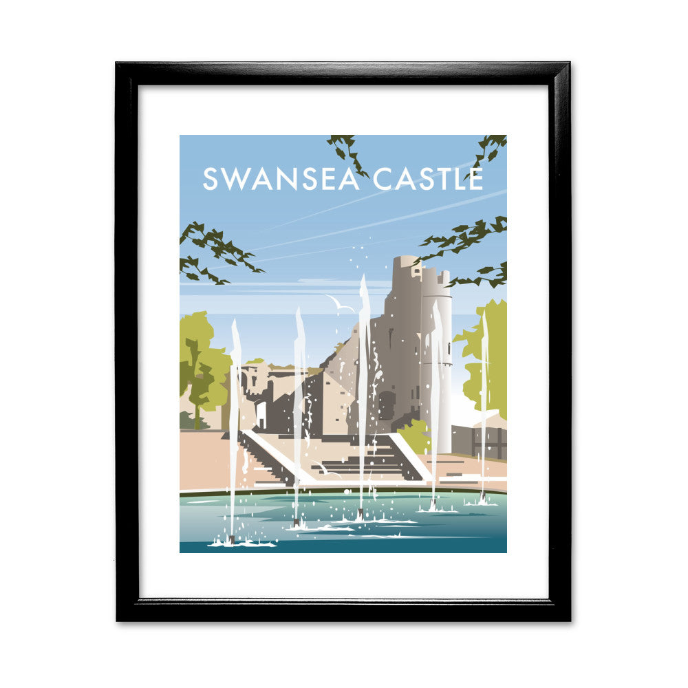 Swansea Castle, South Wales - Art Print