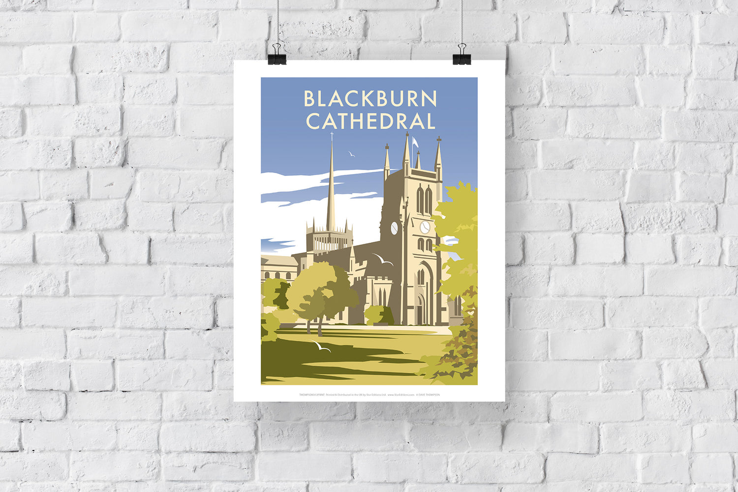 Blackburn Cathedral, Lancashire - Art Print