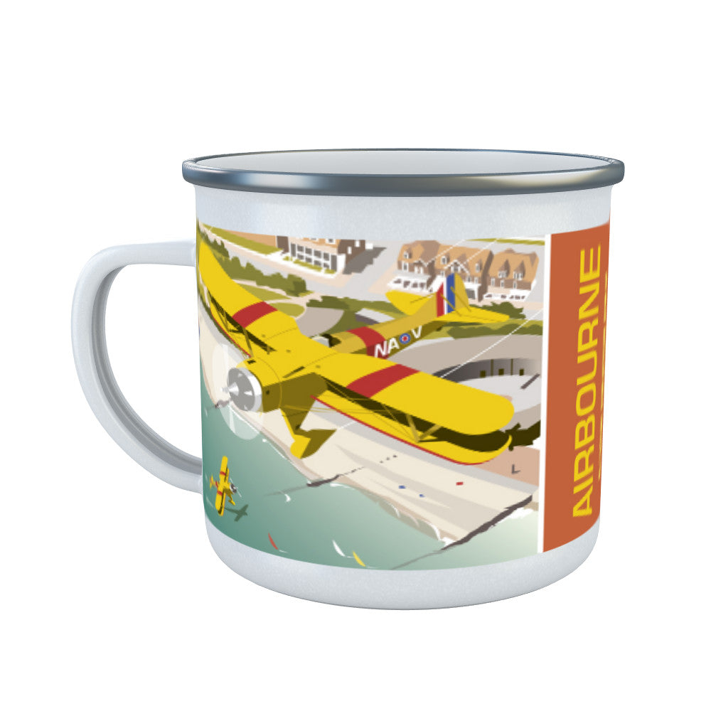 Eastbourne Airshow, Sussex Enamel Mug