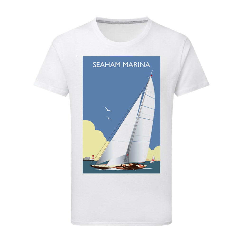 Seaham Marina T-Shirt by Dave Thompson