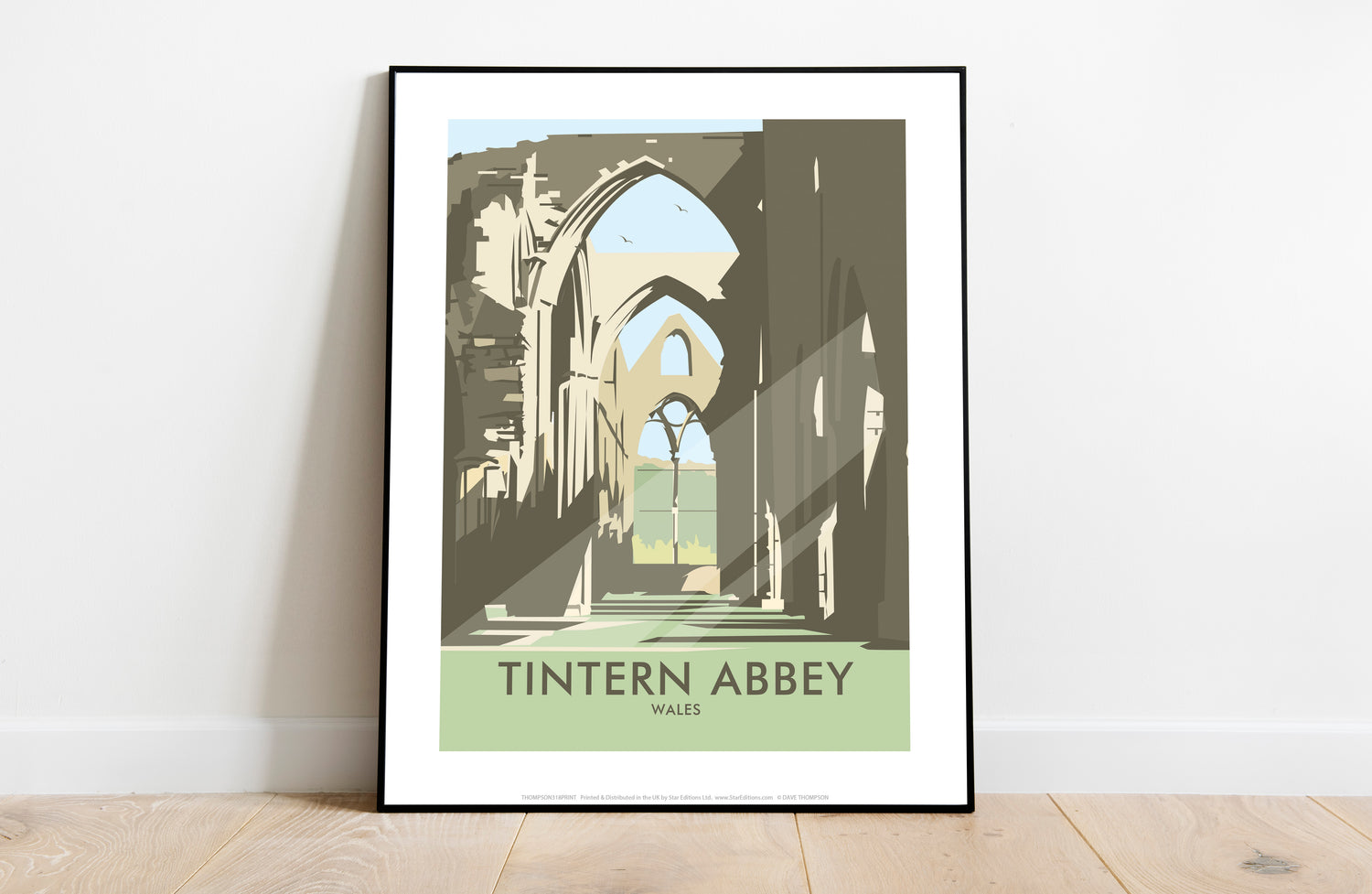 Tintern Abbey, South Wales - Art Print