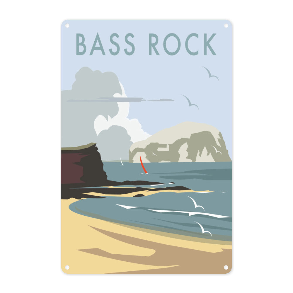 Bass Rock, North Berwick Metal Sign