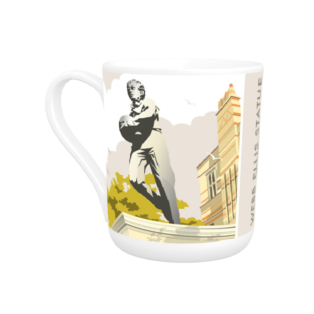 Webb Ellis Statue, Rugby Bone China Mug