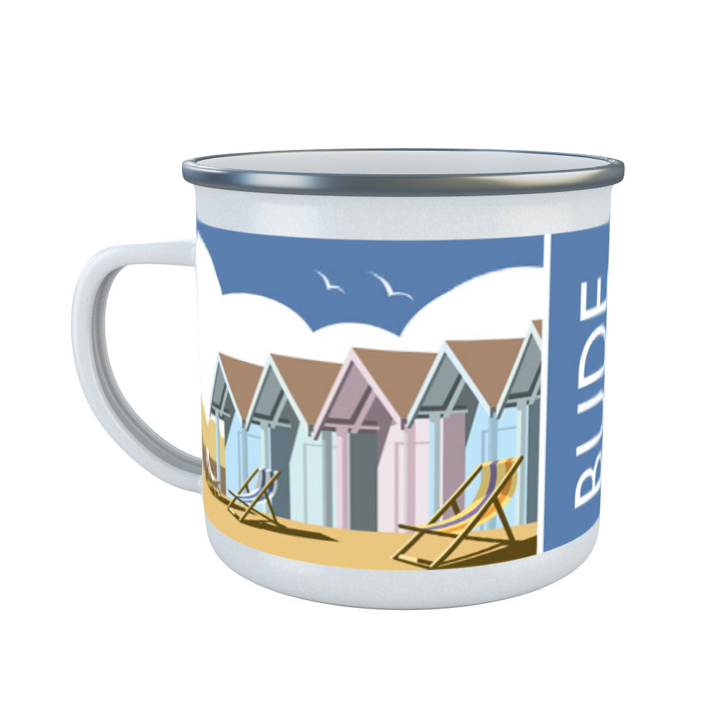 Bude, Cornwall Enamel Mug