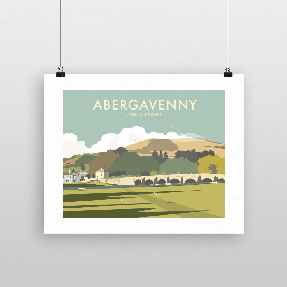 Abergavenny, South Wales Fine Art Print