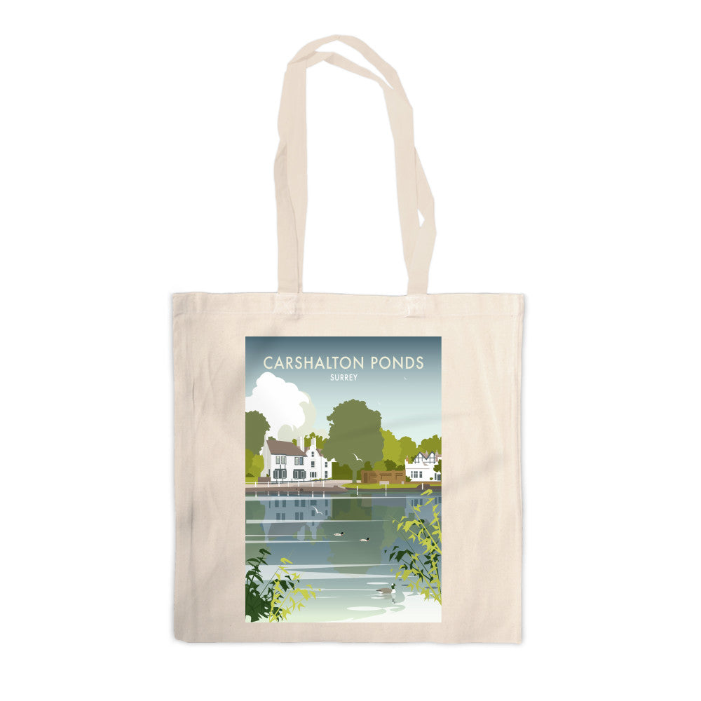 Carshalton Ponds, Surrey Canvas Tote Bag