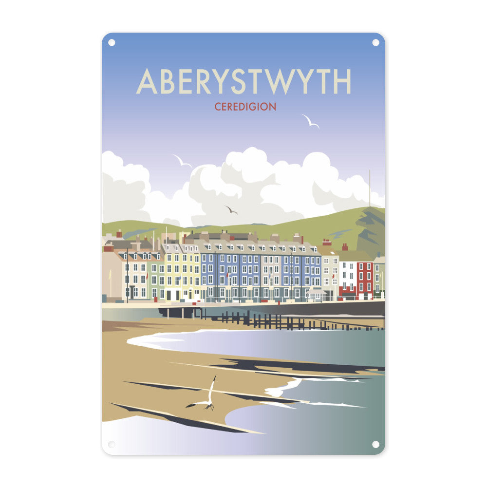 Aberystwyth, South Wales Metal Sign