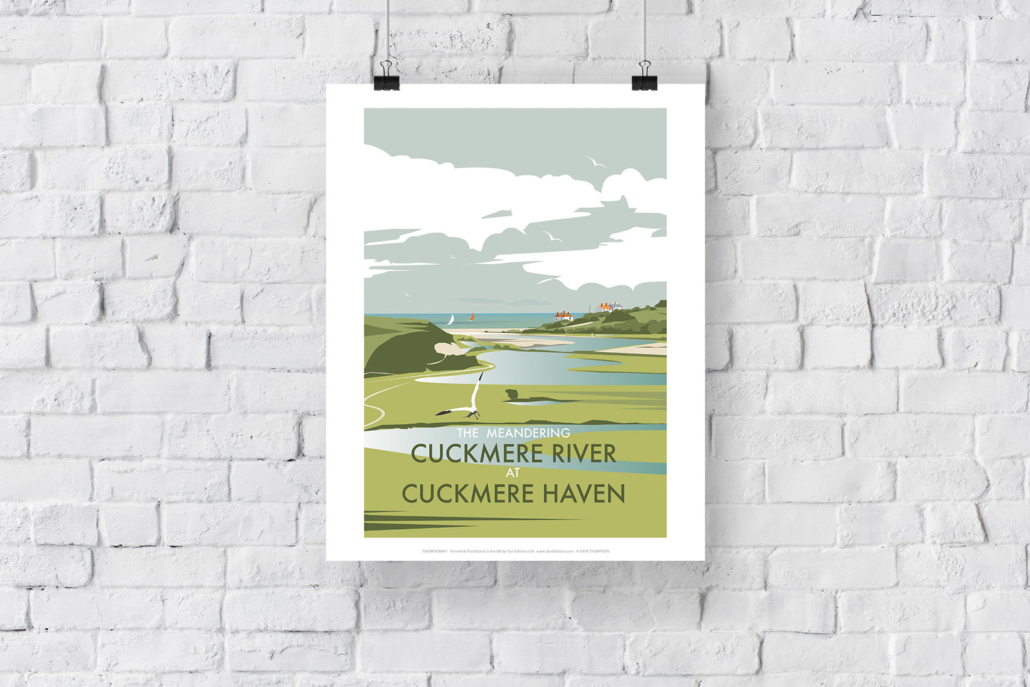 Cuckmere River, Sussex - Art Print