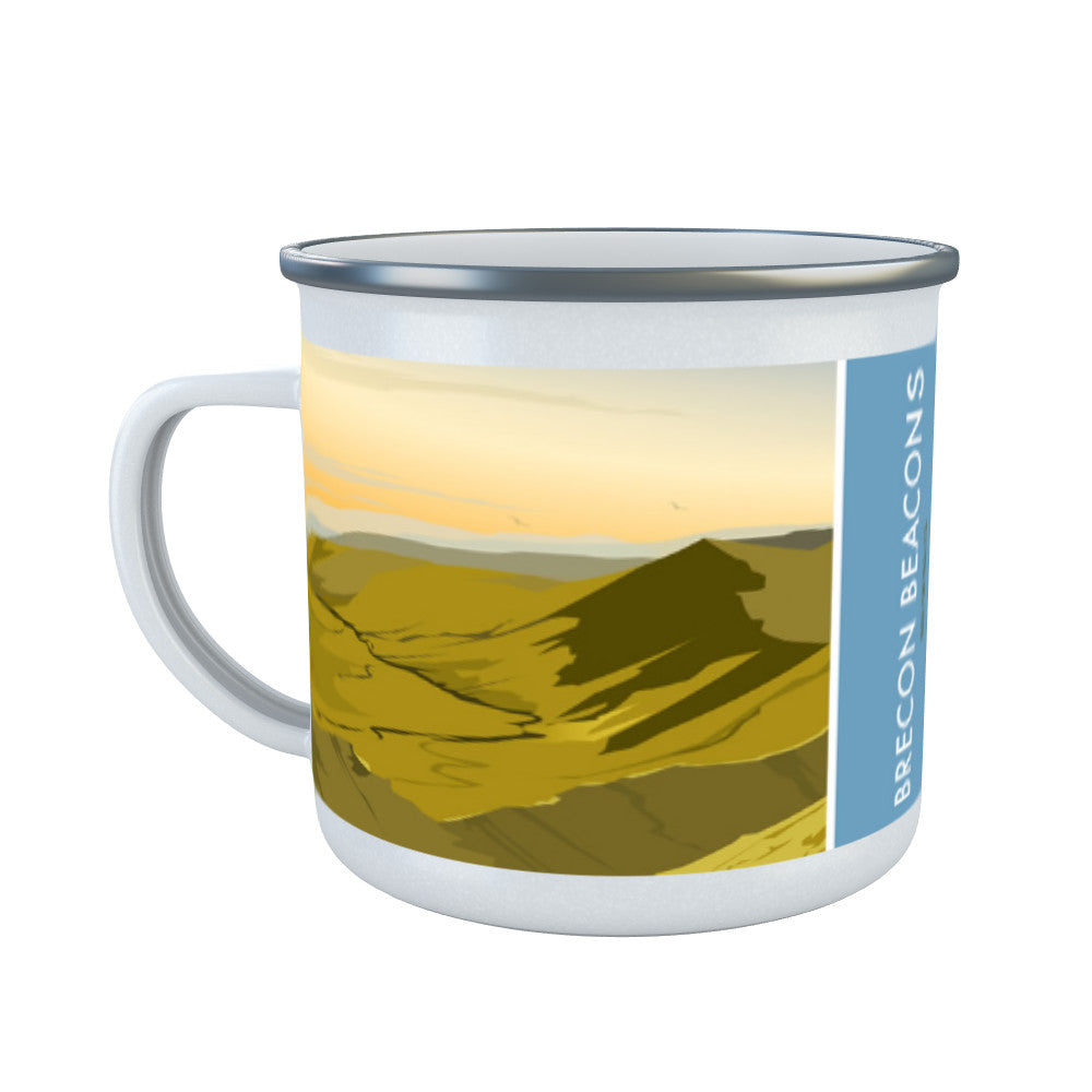 Brecon Beacons, Wales Enamel Mug