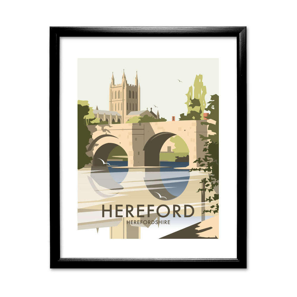 Hereford, Herefordshire - Art Print