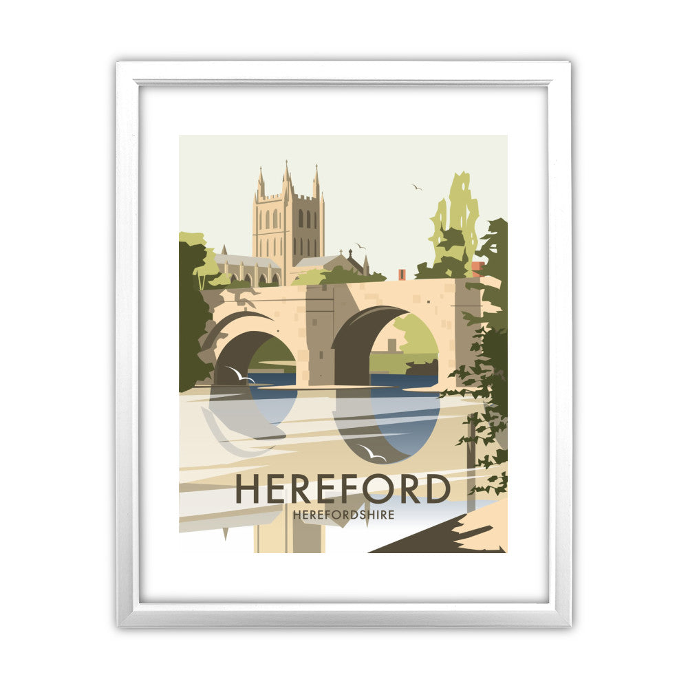 Hereford, Herefordshire - Art Print