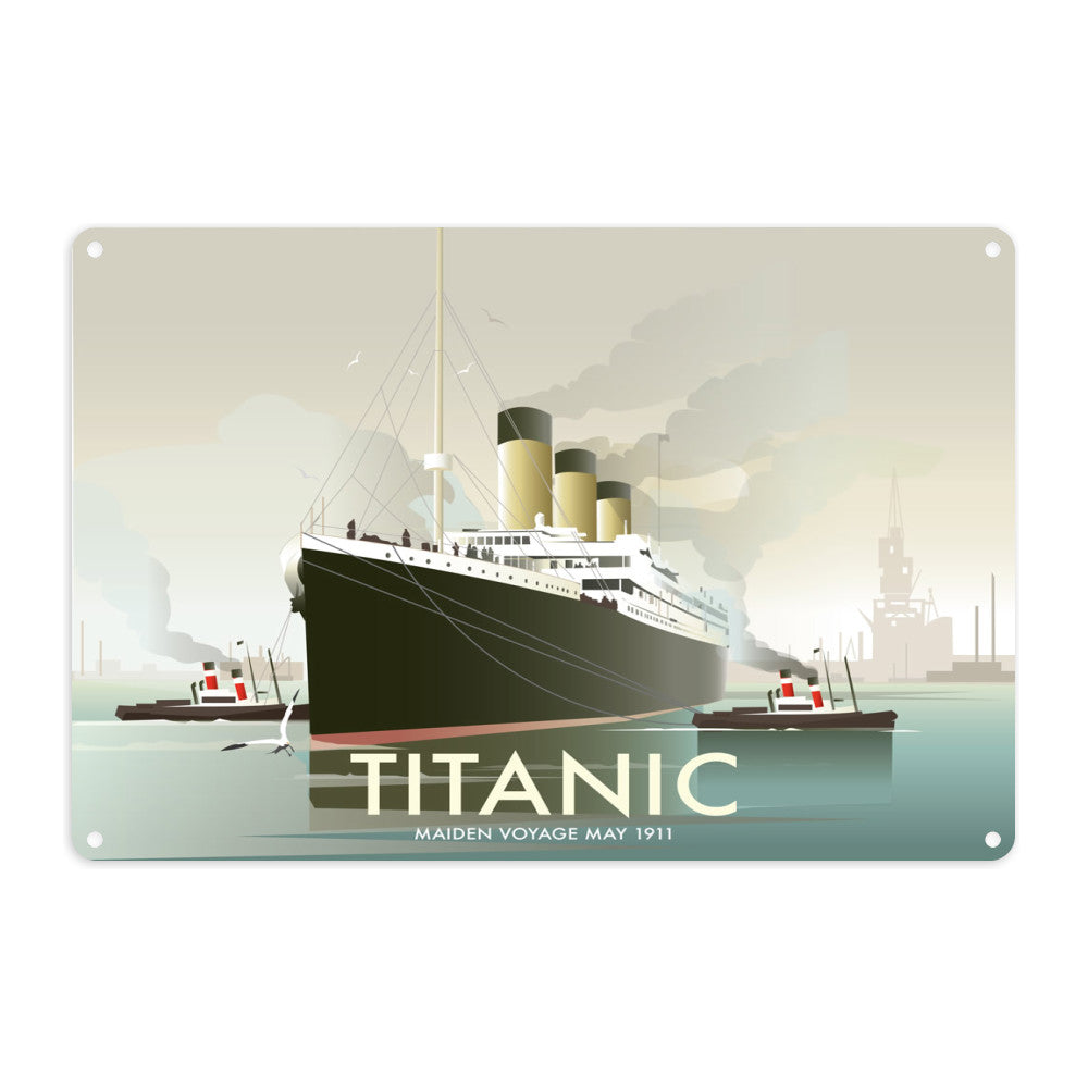 The Titanic Metal Sign