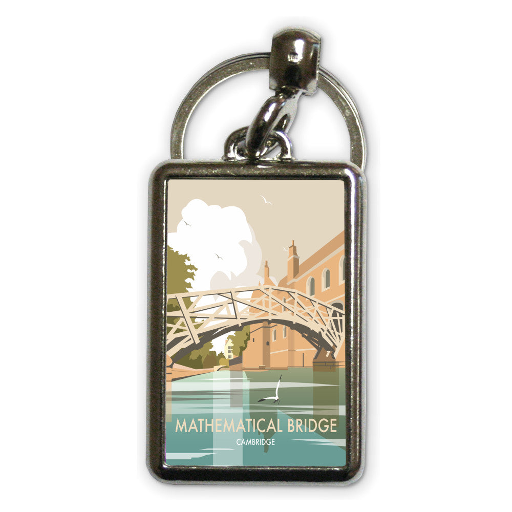 Mathematical Bridge, Cambridge Metal Keyring