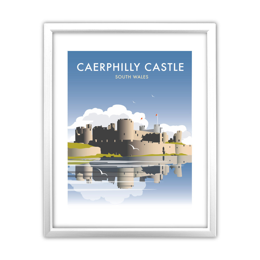 Caerphilly Castle, South Wales - Art Print