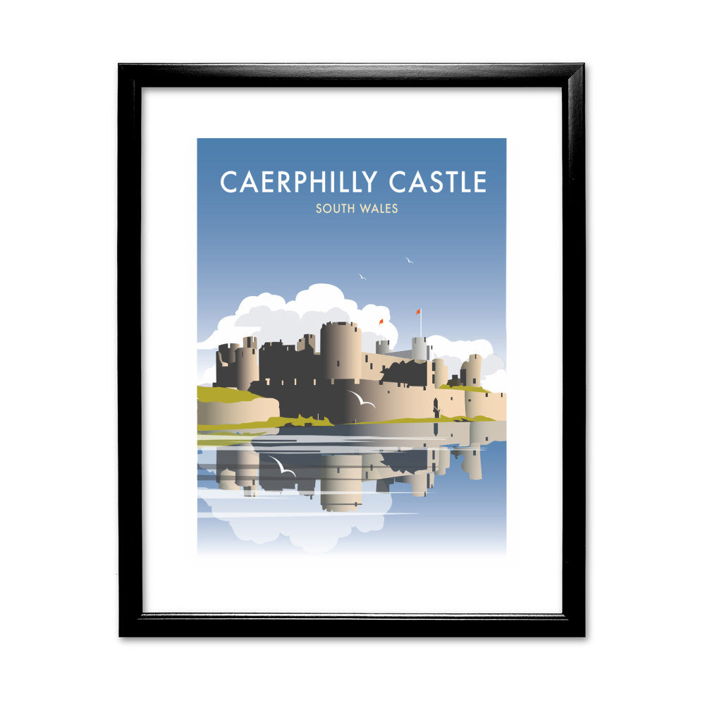 Caerphilly Castle, South Wales - Art Print