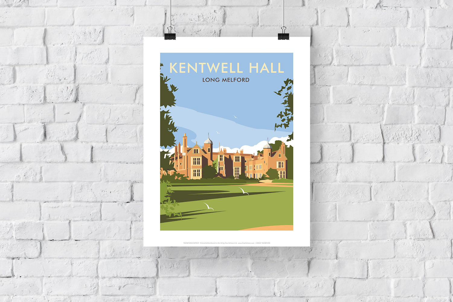 Kentwell Hall, Sudbury - Art Print