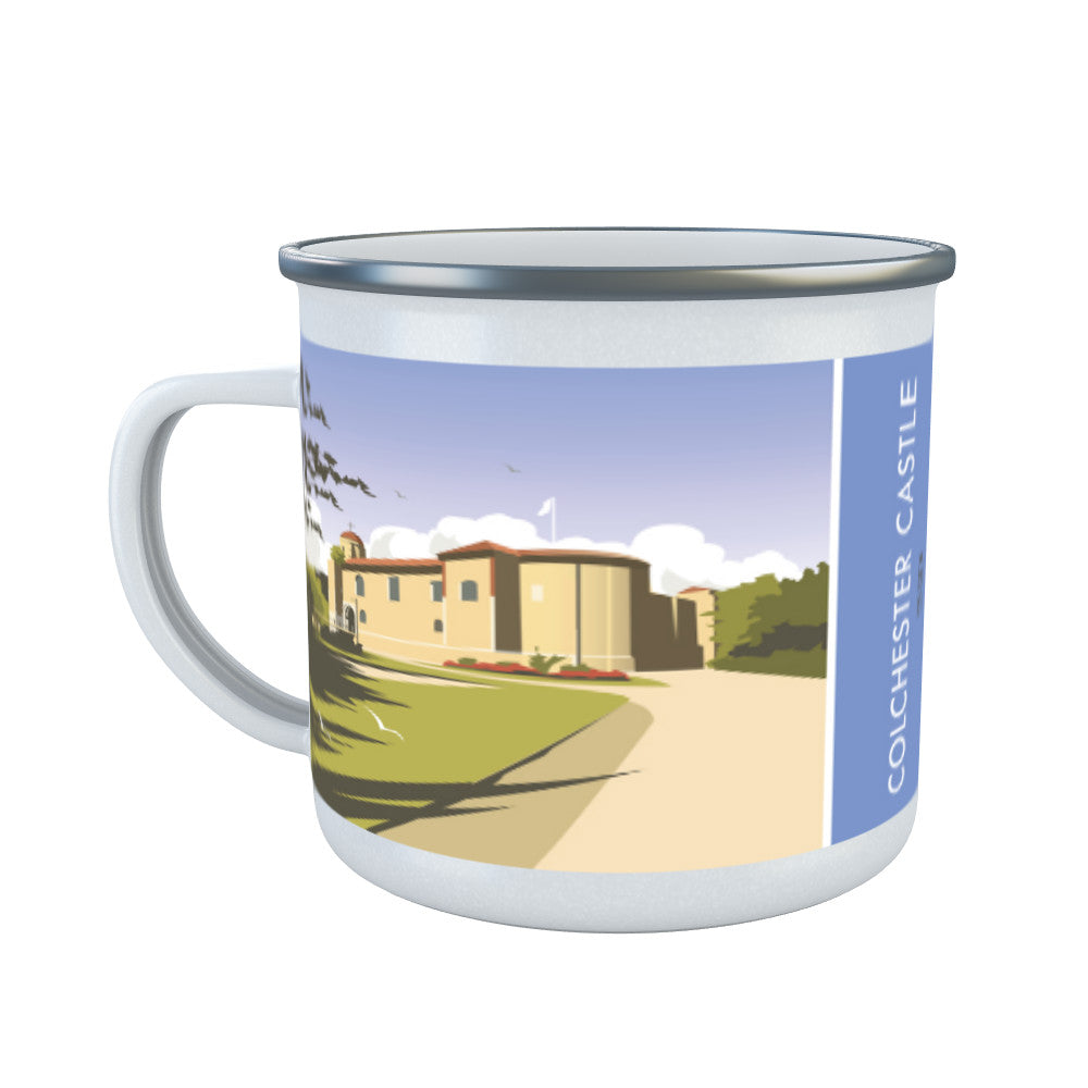 Colchester Castle Enamel Mug