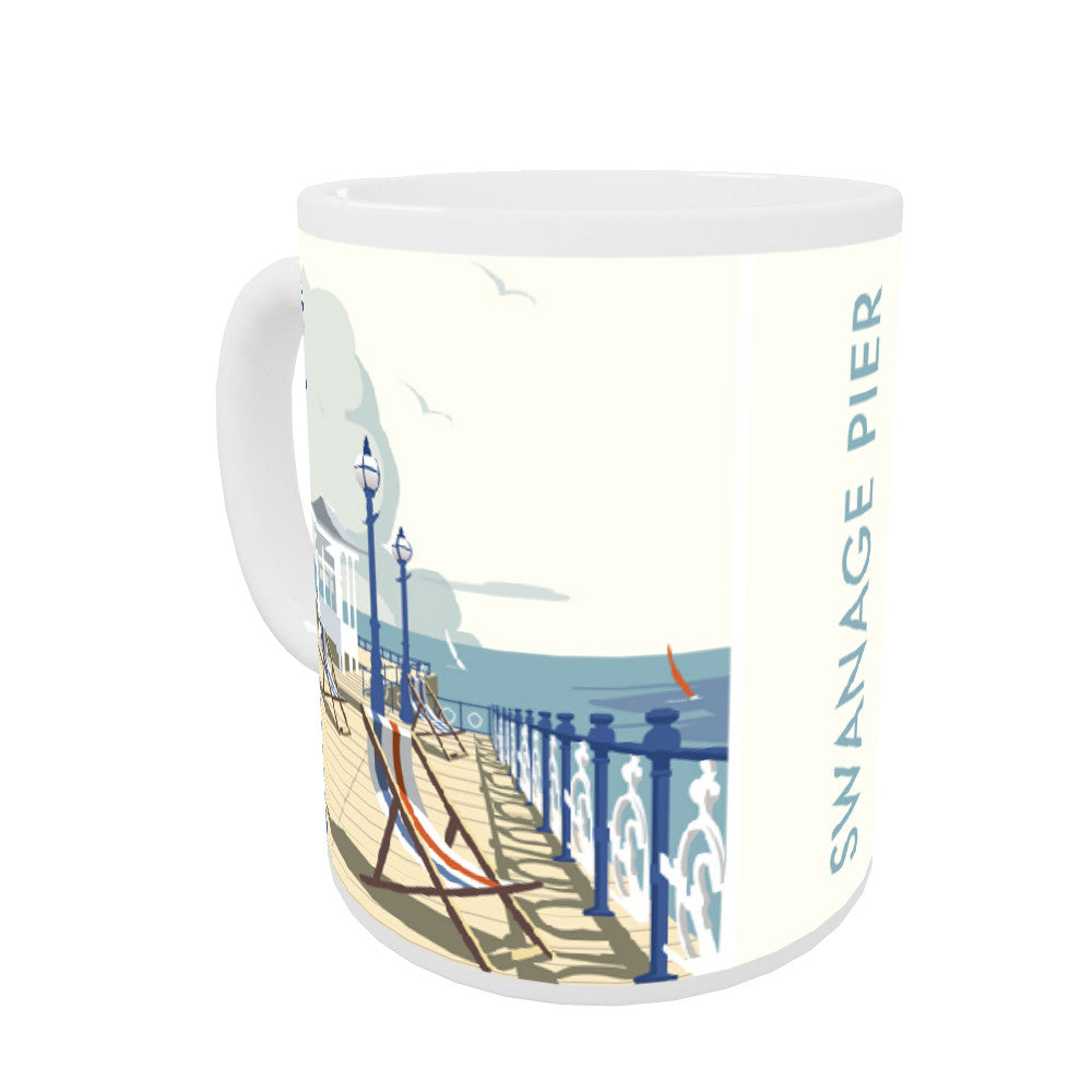 Swanage Pier Coloured Insert Mug