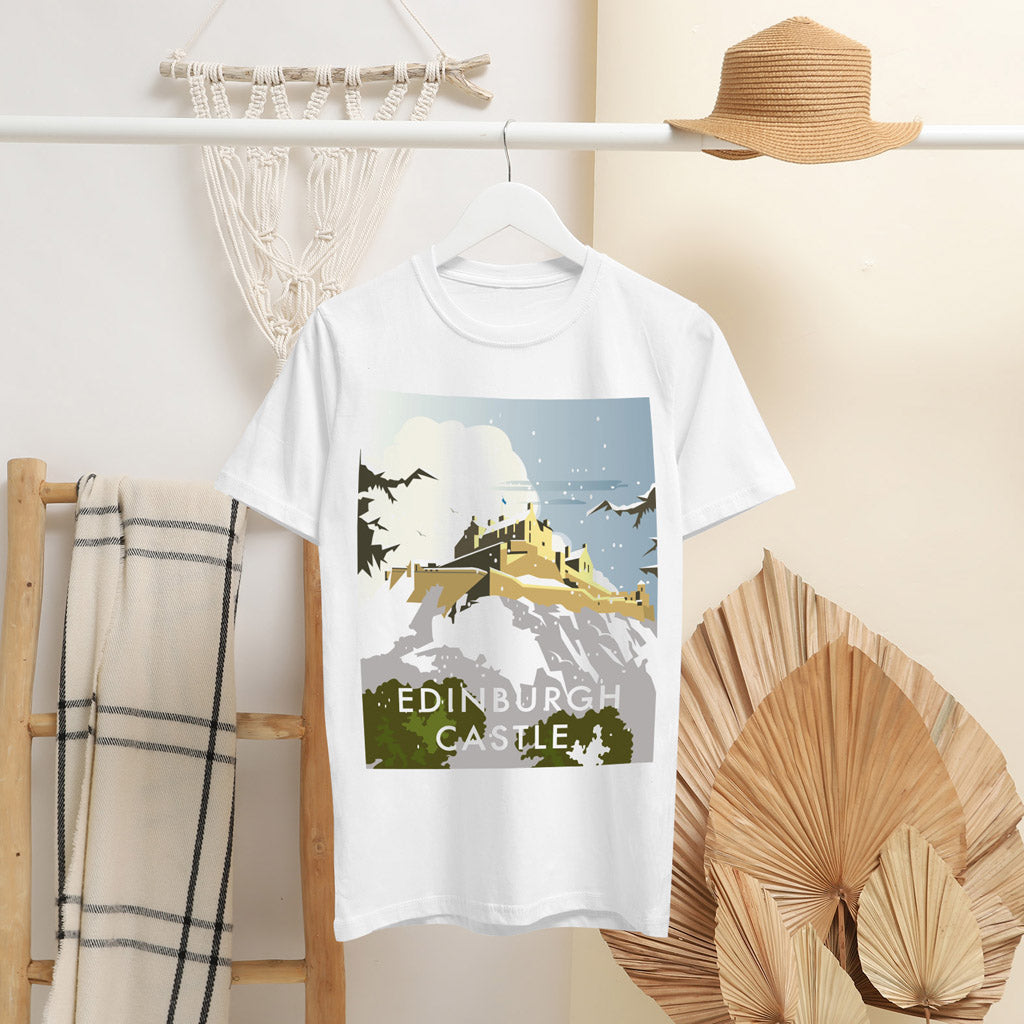 Edinburgh Castle T-Shirt by Dave Thompson