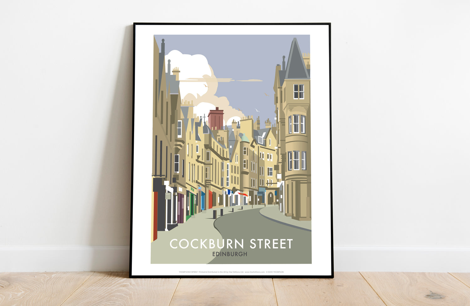 Cockburn Street, Edinburgh - Art Print