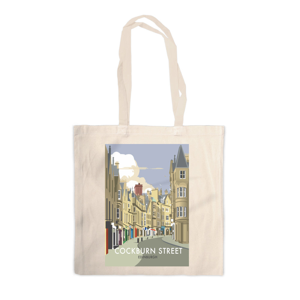 Cockburn Street, Edinburgh Canvas Tote Bag