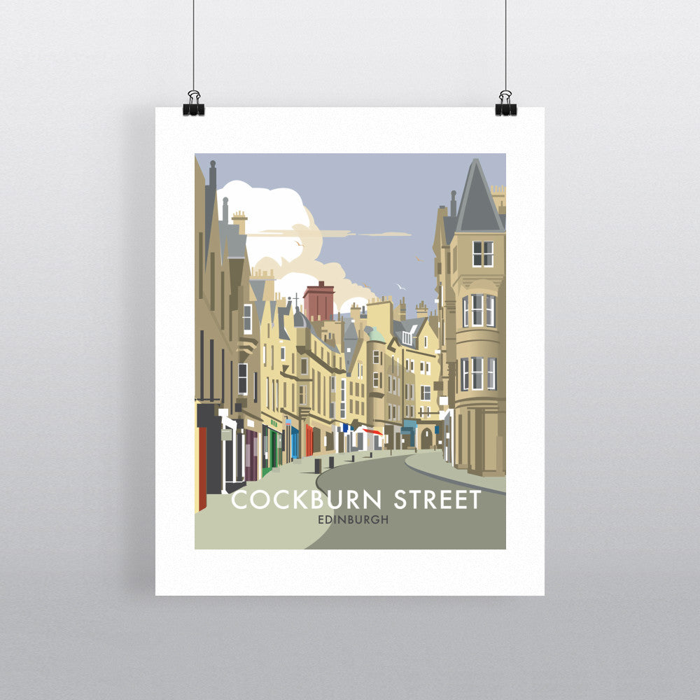 Cockburn Street, Edinburgh - Art Print