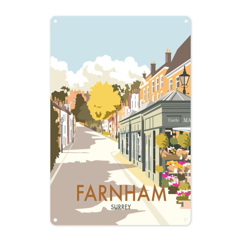 Farnham, Surrey Metal Sign