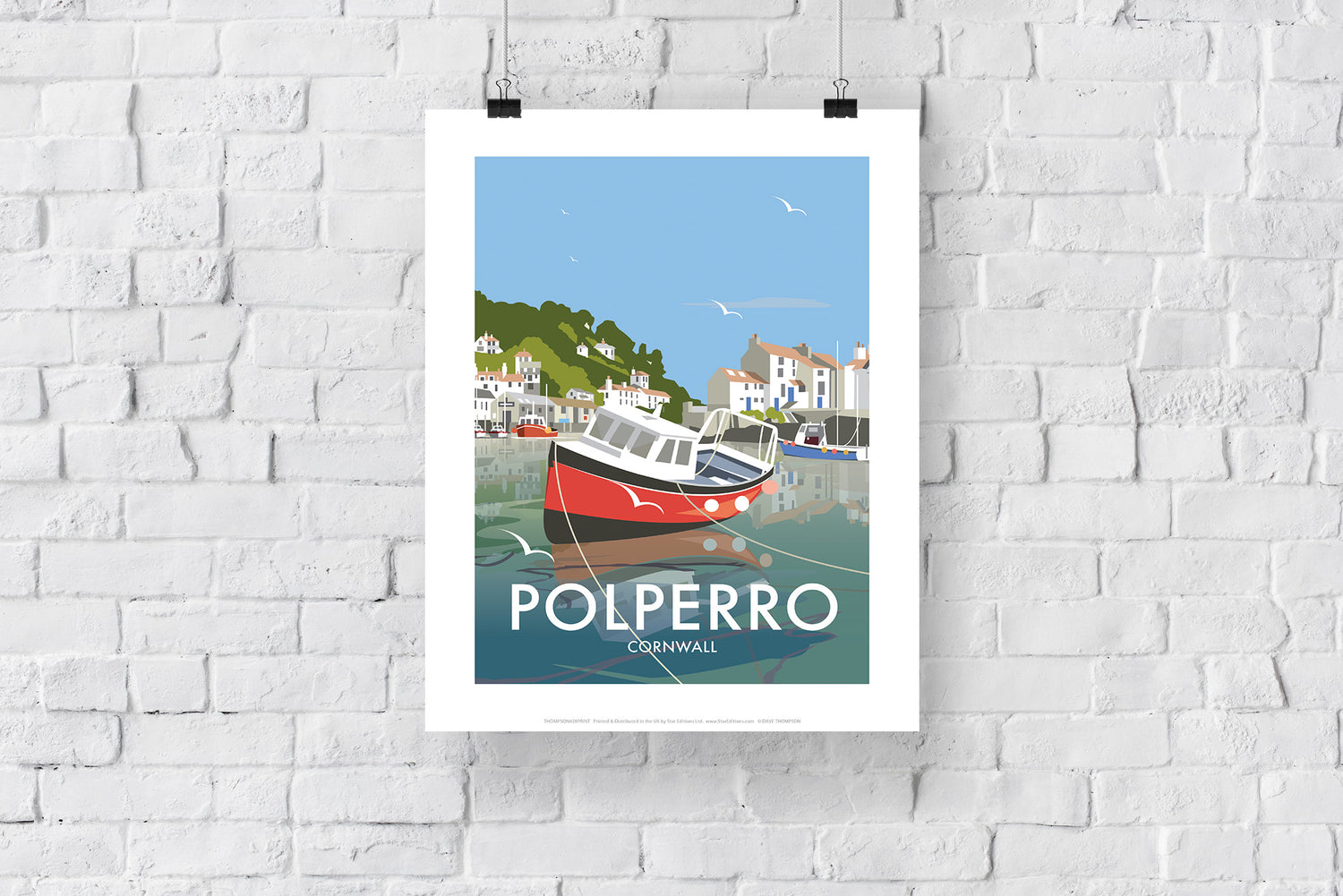 Polperro, Cornwall - Art Print