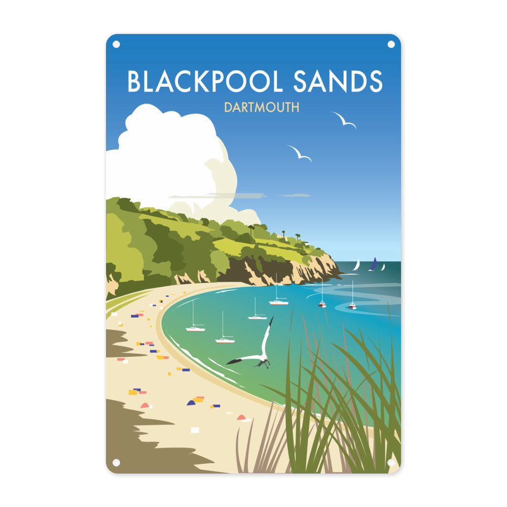 Blackpool Sands, Dartmouth Metal Sign