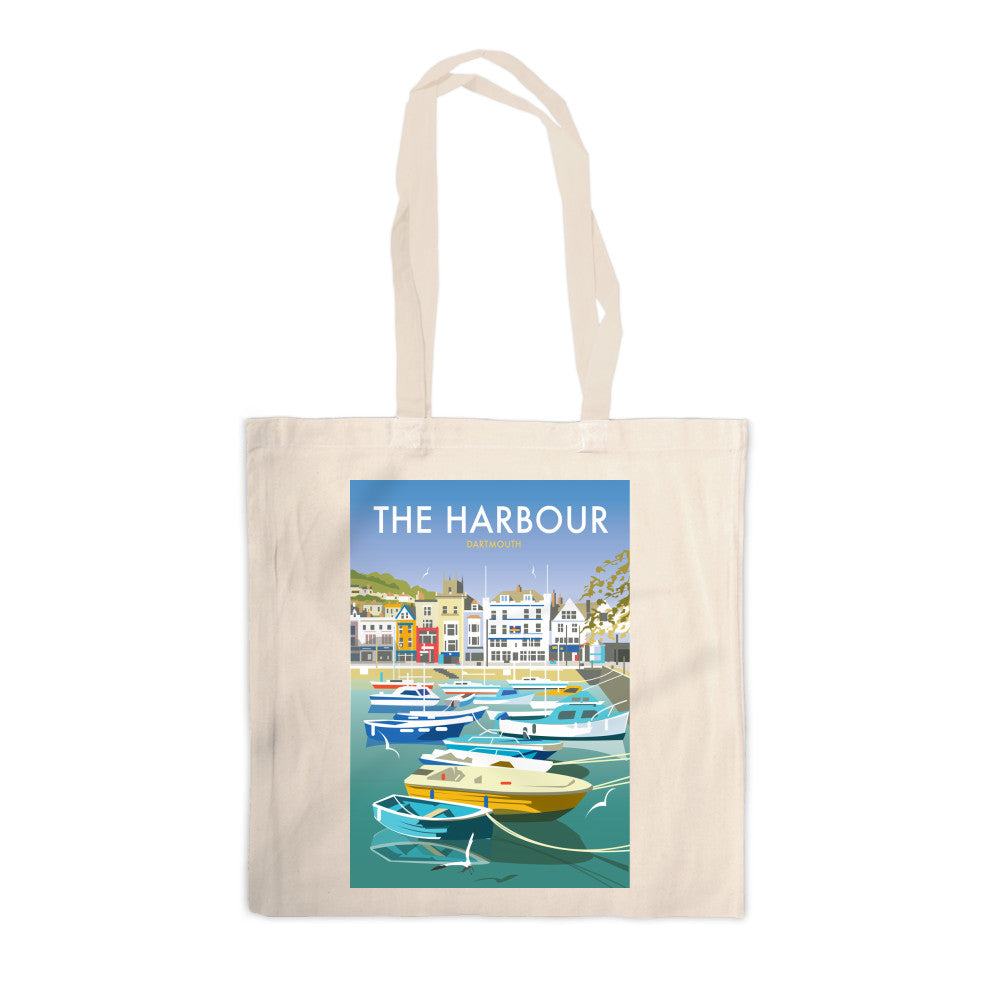 The Harbour, Dartmouth Canvas Tote Bag