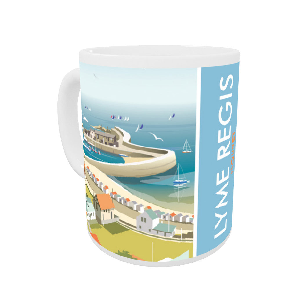 Lyme Regis, Dorset Coloured Insert Mug