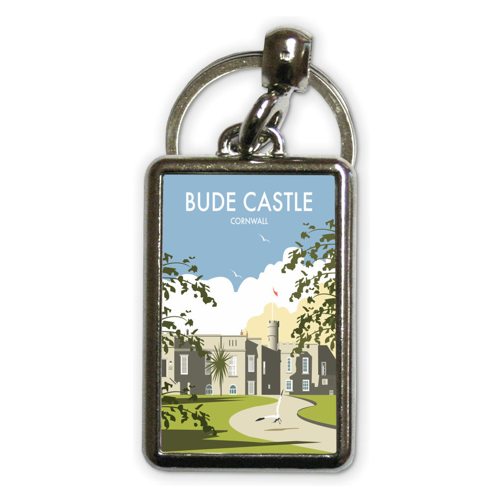 Bude Castle, Cornwall Metal Keyring