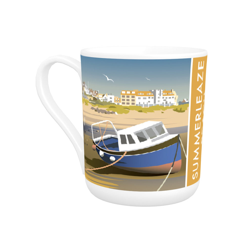 Summerleaze Beach, Cornwall Bone China Mug