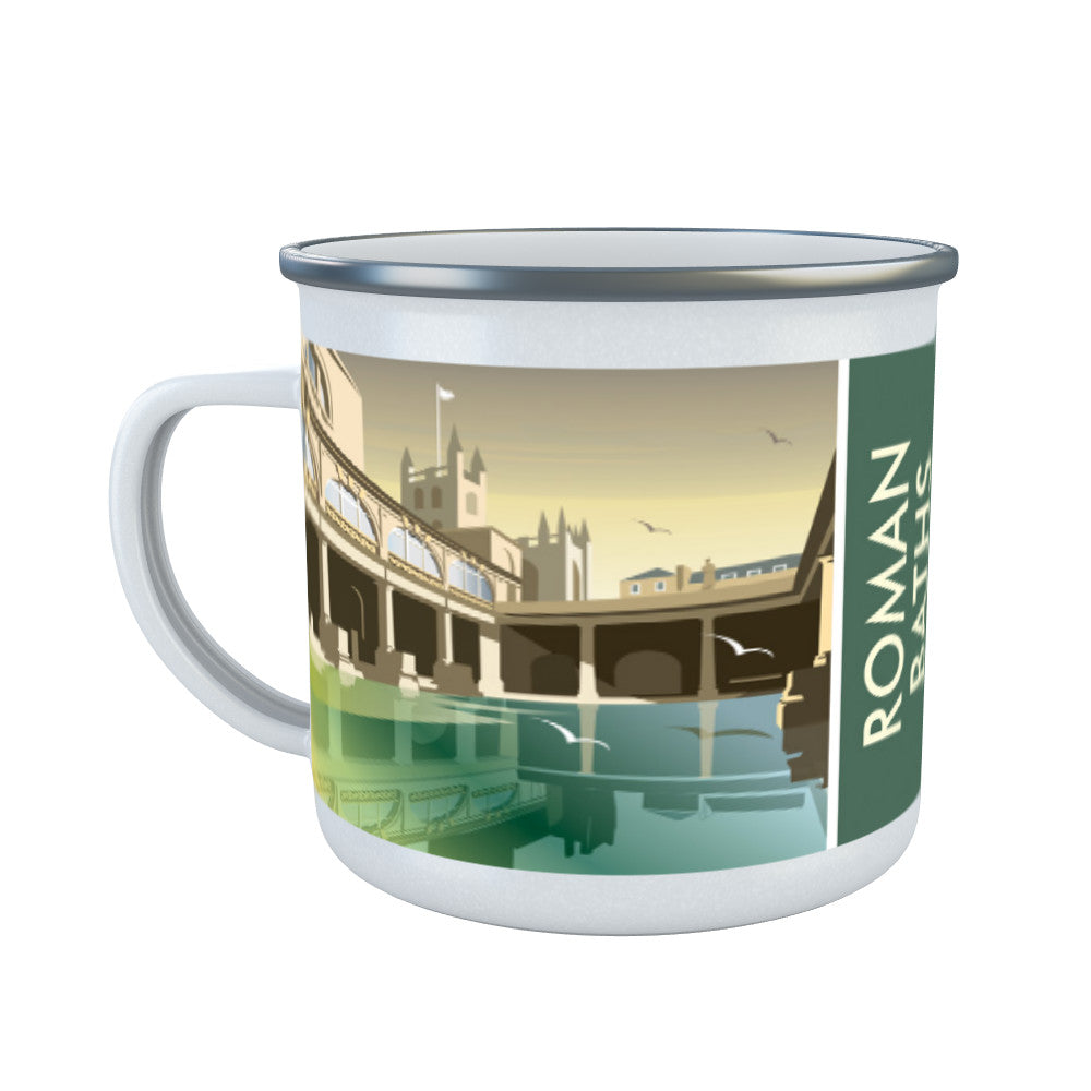 Roman Baths Enamel Mug