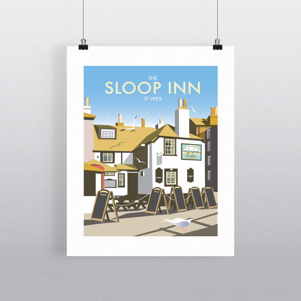 The Sloop Inn, St Ives - Art Print