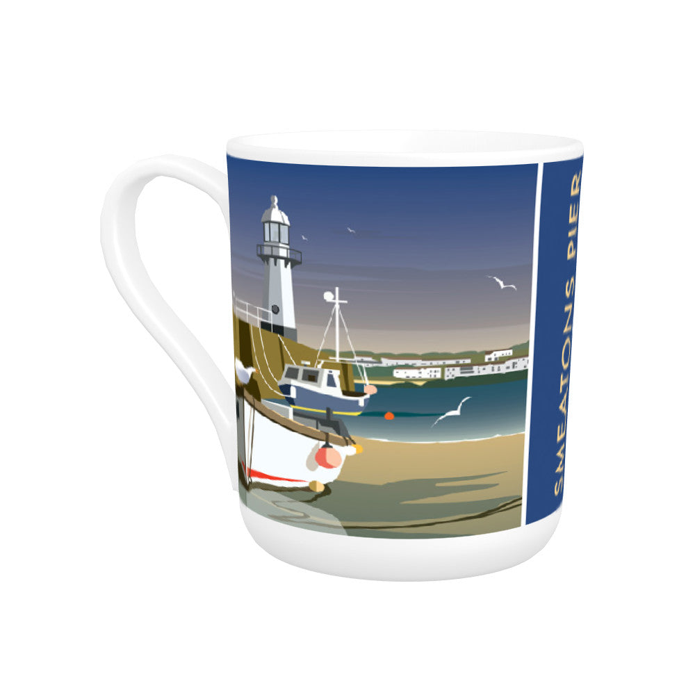 Smeatons Pier, St Ives Bone China Mug