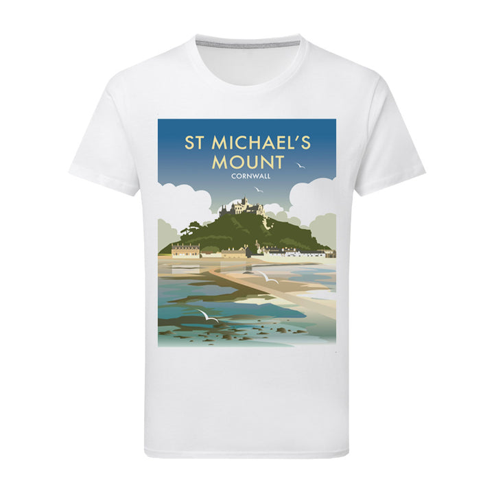 St Michael'S Mount T-Shirt by Dave Thompson