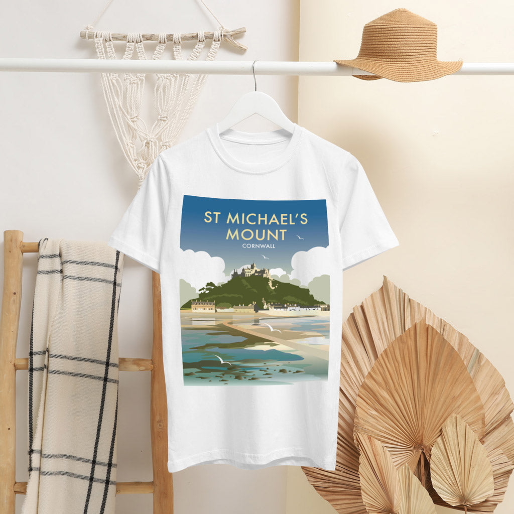 St Michael'S Mount T-Shirt by Dave Thompson