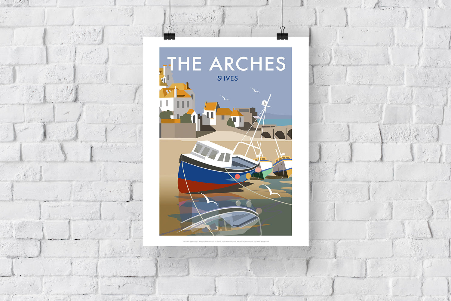 The Arches, St Ives - Art Print