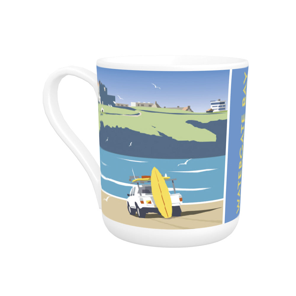 Watergate Bay, Cornwall Bone China Mug