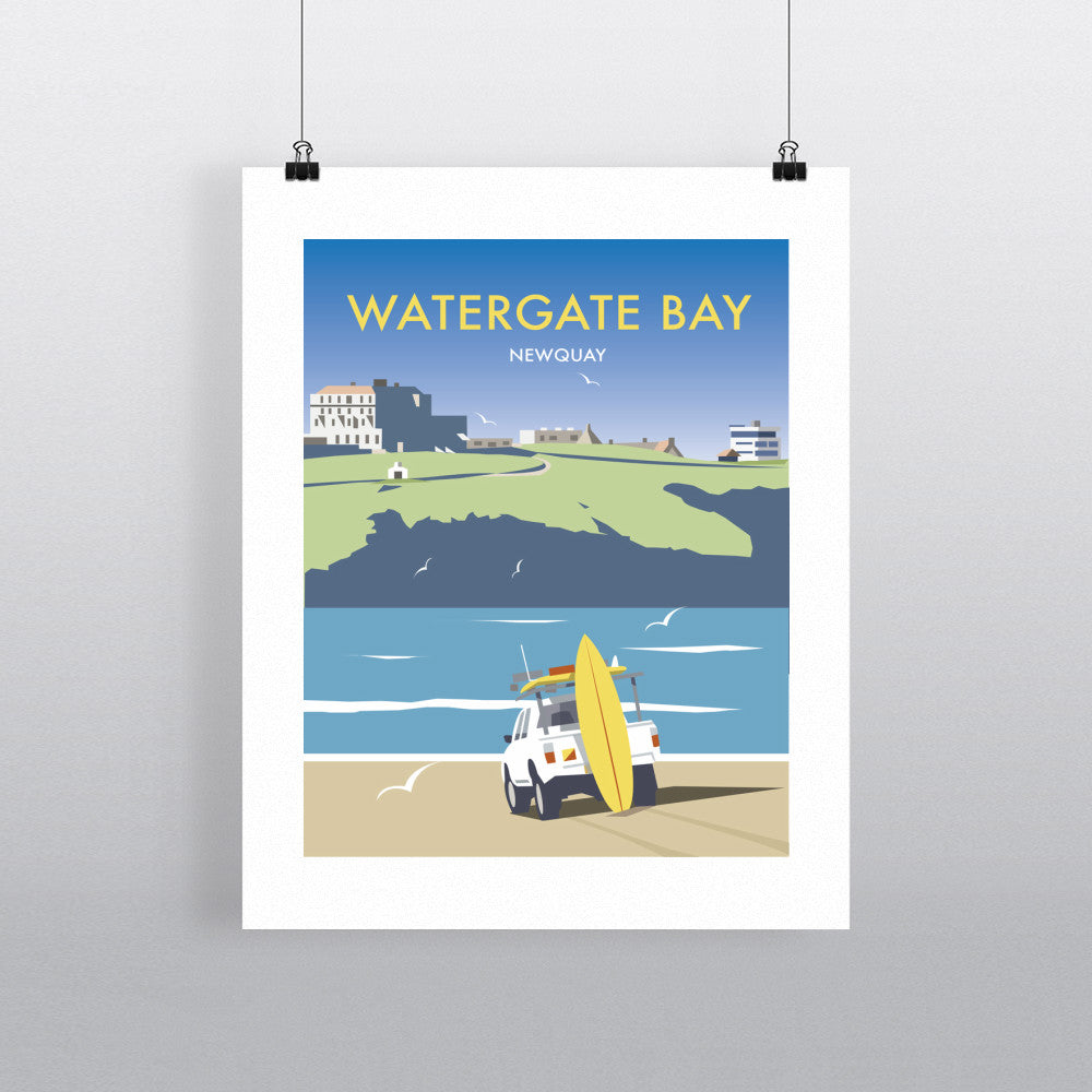 Watergate Bay, Cornwall - Art Print