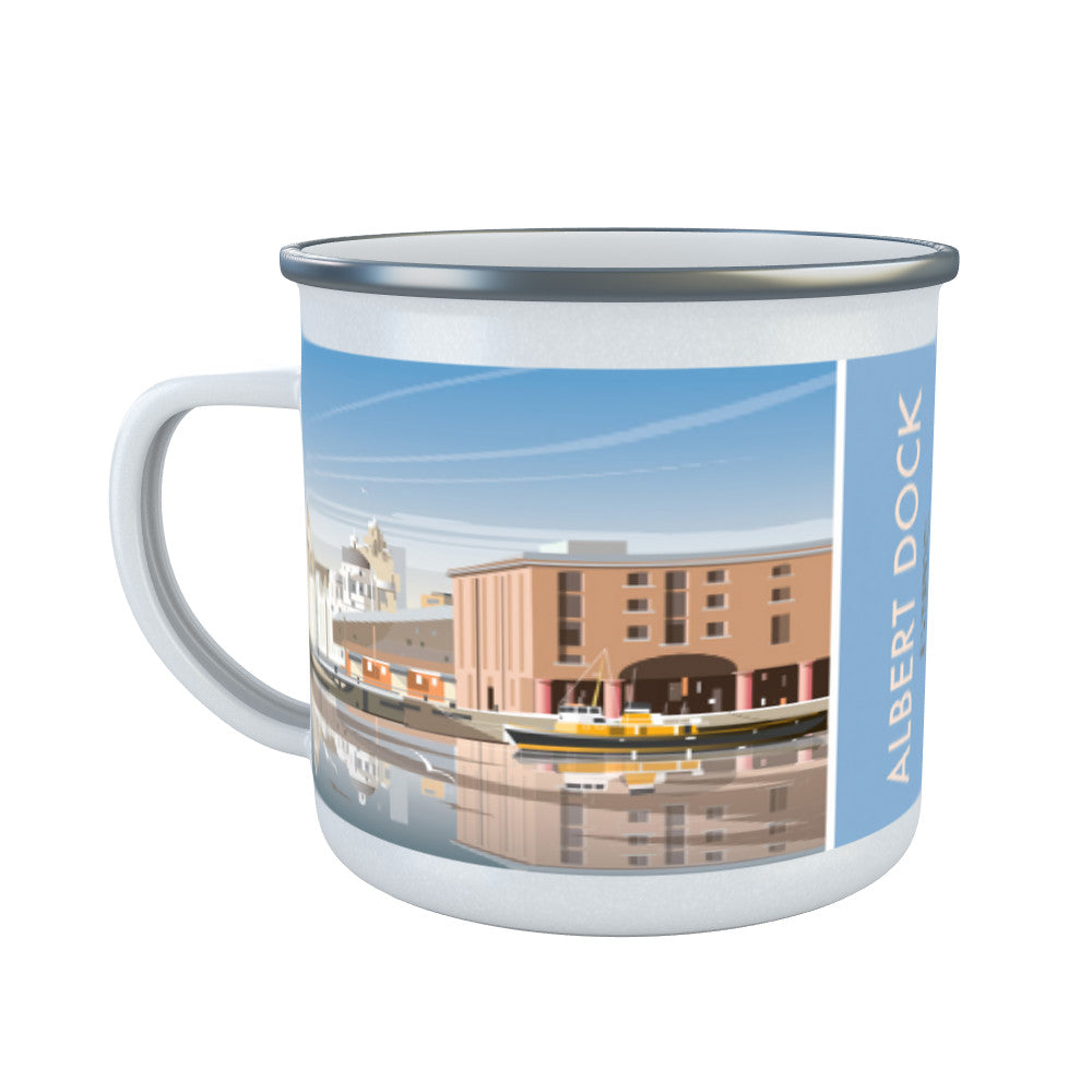 Albert Dock, Liverpool Enamel Mug