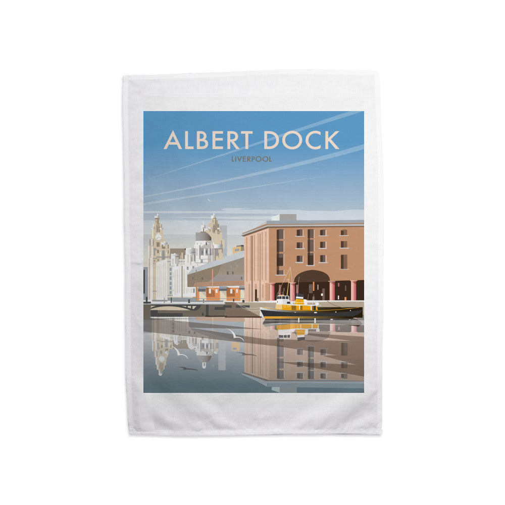 Albert Dock, Liverpool Tea Towel