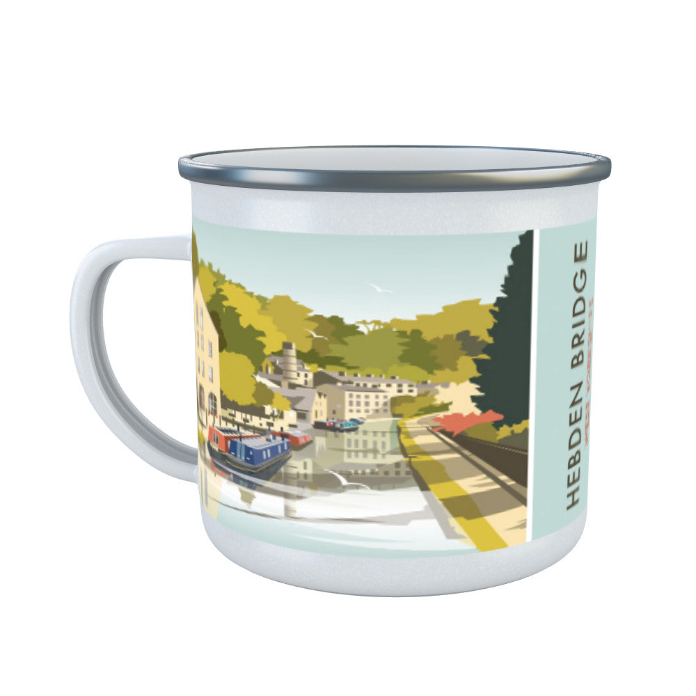 Hebden Bridge Enamel Mug