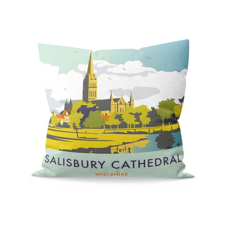 Sailsbury Cathedral Cushion